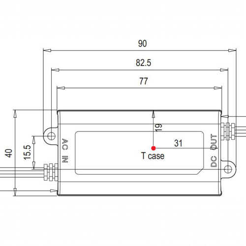 דרייבר לד MeanWell APV-12-12 12V 12W