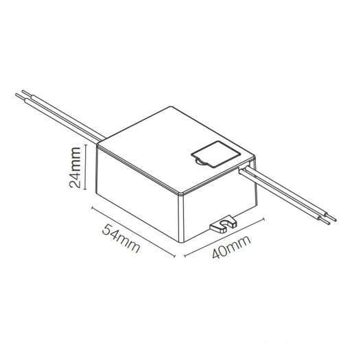 דרייבר לד אוניברסלי AcTEC 250-500mA 8-40VDC 10W
