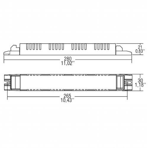 דרייבר לד TCI MP 80/350 SLIM 80W 200-350mA 30-270V 