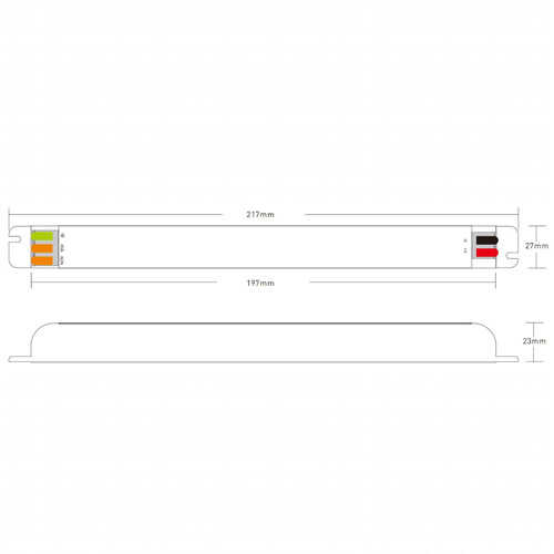 דרייבר לד צר YSD H 12V 150W 12.5A